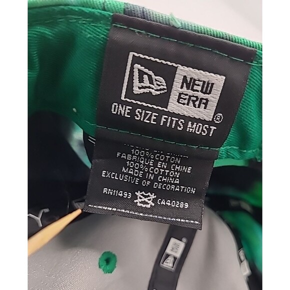 New Era BOSTON CELTICS Retro Crown Marbled Tie Dye 9FIFTY NBA Snapback Cap Hat - Picture 7 of 8